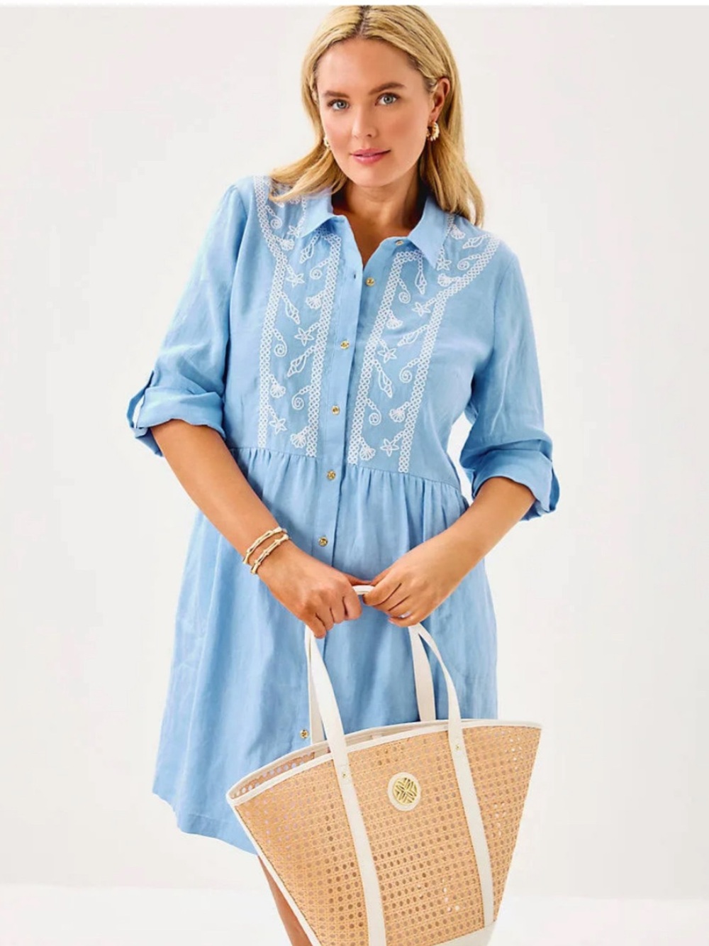 Lilly Pulitzer Shaela Dress Jacaranda Blue medium